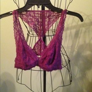 VICTORIA'S SECRET LACE RACER BACK BRALETTE